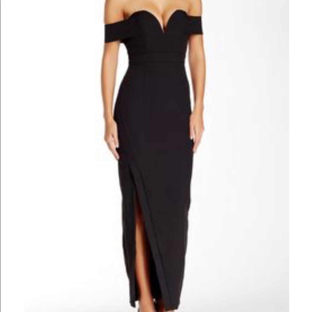 Madison square eternity off the shoulder dress